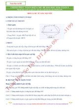 Toán học sơ đồ - Hình học Lớp 9 - Chuyên đề 7 Tứ giác nội tiếp